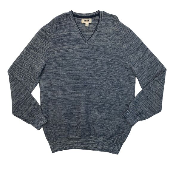 Joseph Abboud Sweater Mens XL Extra Large Spacedye V Neck Pullover Long Sleeve - Picture 1 of 11